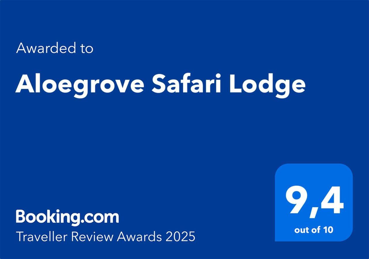Aloegrove Safari Lodge Otjiwarongo Eksteriør bilde